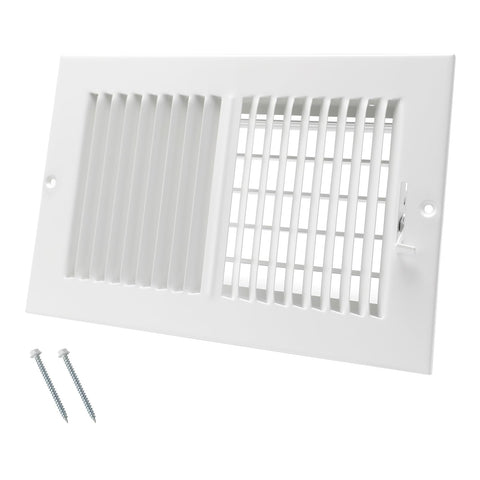 Howeall vent cover with duct opening demonstrates a precise 10x6 fit for optimized airflow.