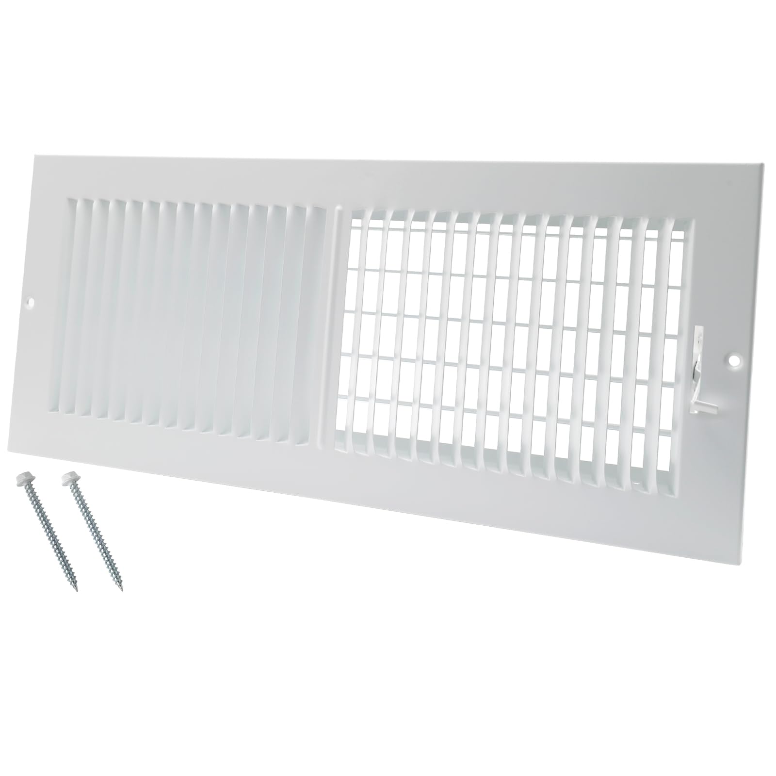 Howeall vent cover on wall showing 16x6 duct opening for precise airflow control