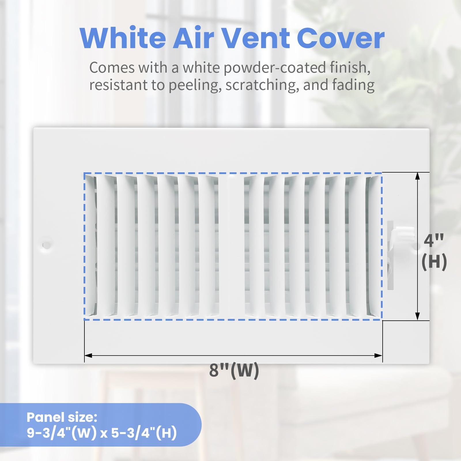 Howeall wall-ceiling vent cover with damper for adjustable airflow control.