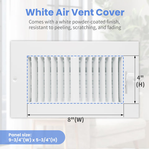 Howeall wall-ceiling vent cover with damper for adjustable airflow control.