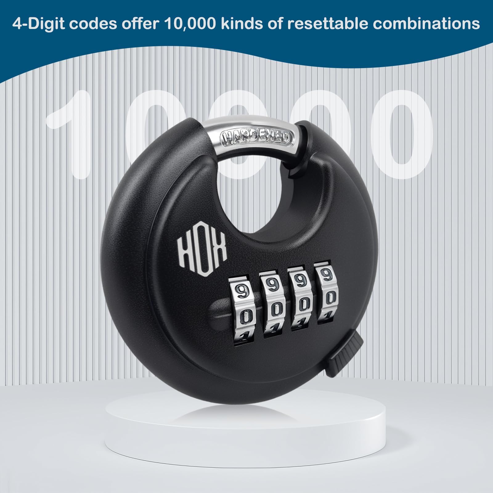 HOX brass lock cylinder adds corrosion resistance and pick protection