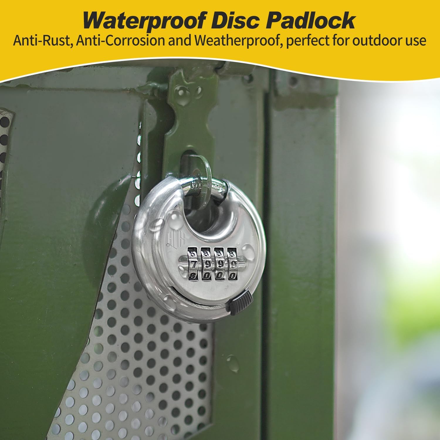 HOX 2-3/4-inch body fits standard padlock hasps securely.