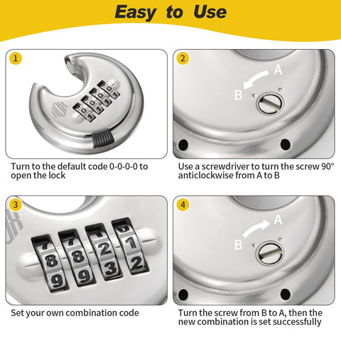 HOX round shielded design minimizes shackle exposure for protection.