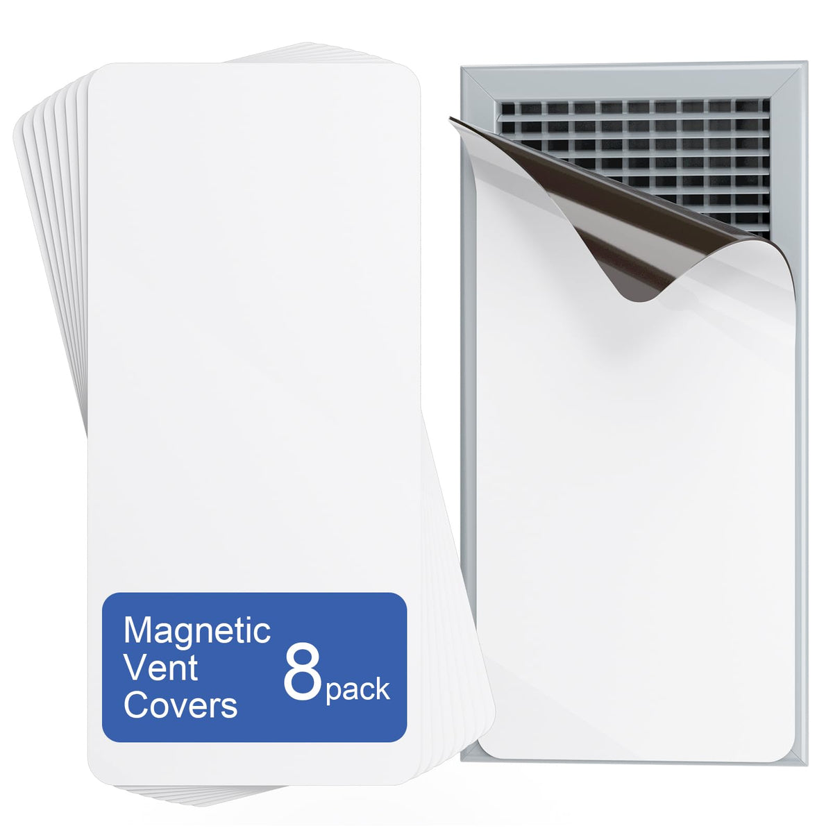 HOXHA vent cover with strong magnetic seal for tight air control