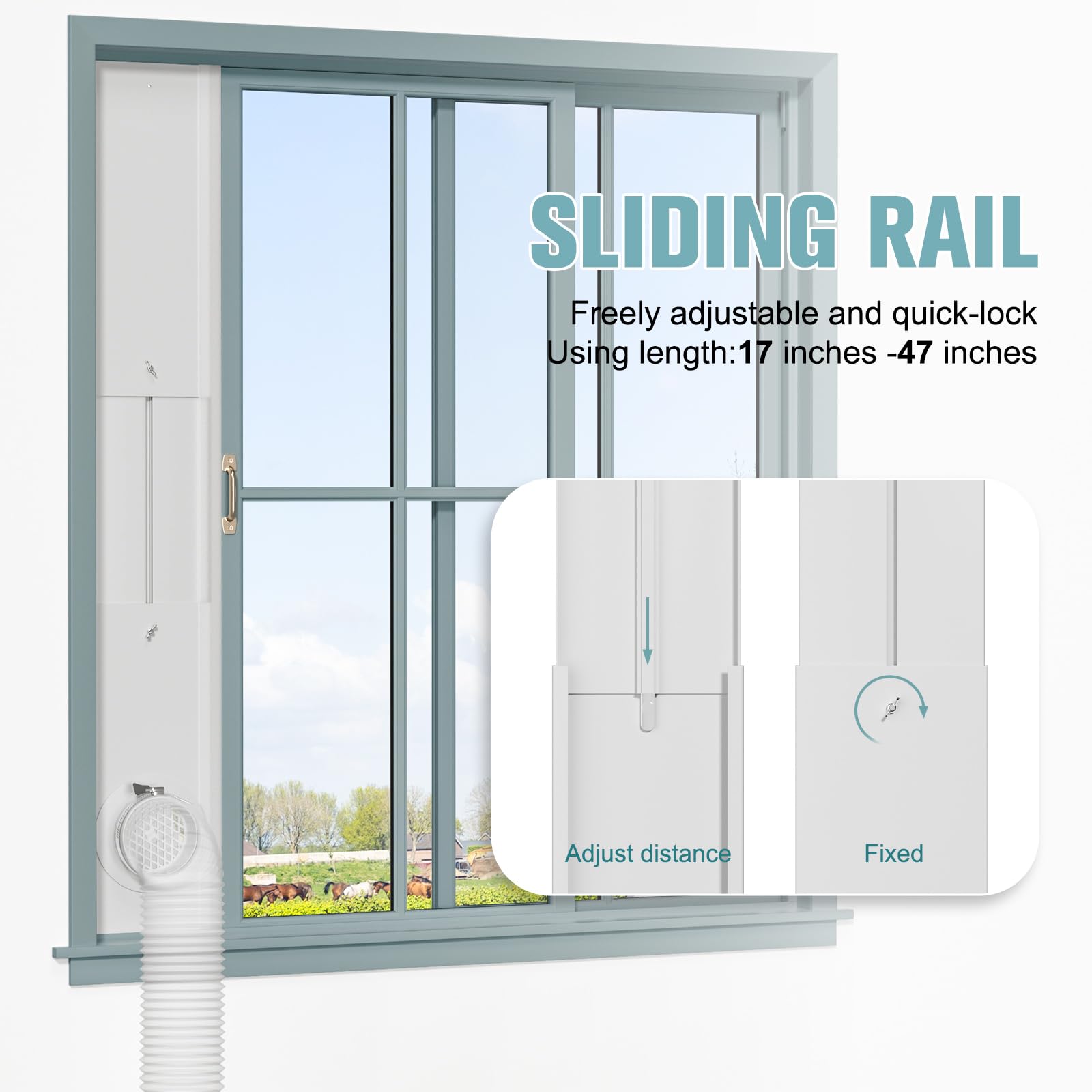 HOXHA vertical-horizontal window fit supports flexible installation orientations.