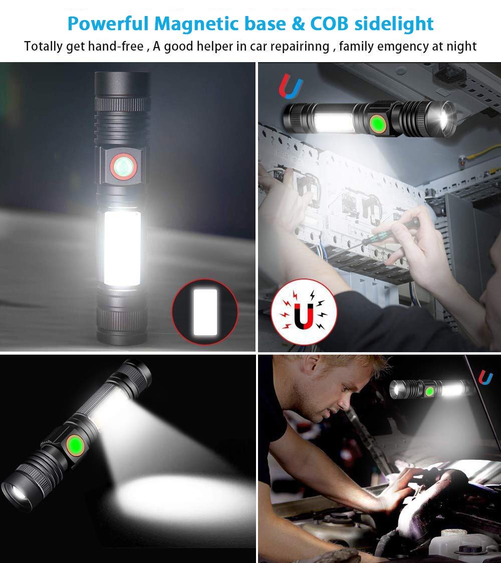 Hoxida COB sidelight adds broad area illumination for tasks.