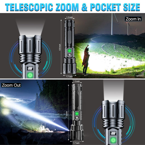 Hoxida IPX6 waterproof body withstands rain and snow during hikes.