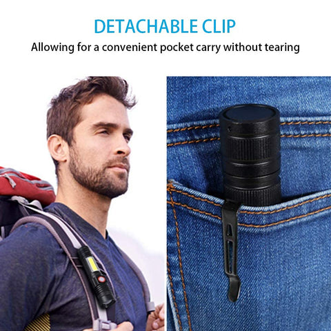 Hoxida compact pocket-size design fits easily in a bag.