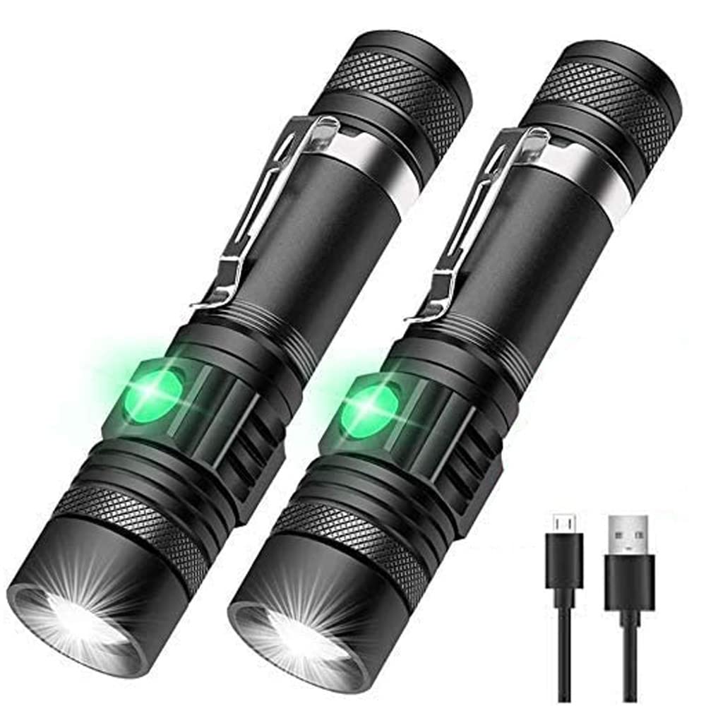 Hoxida LED Flashlight 2000lm for clear outdoor visibility during hikes.