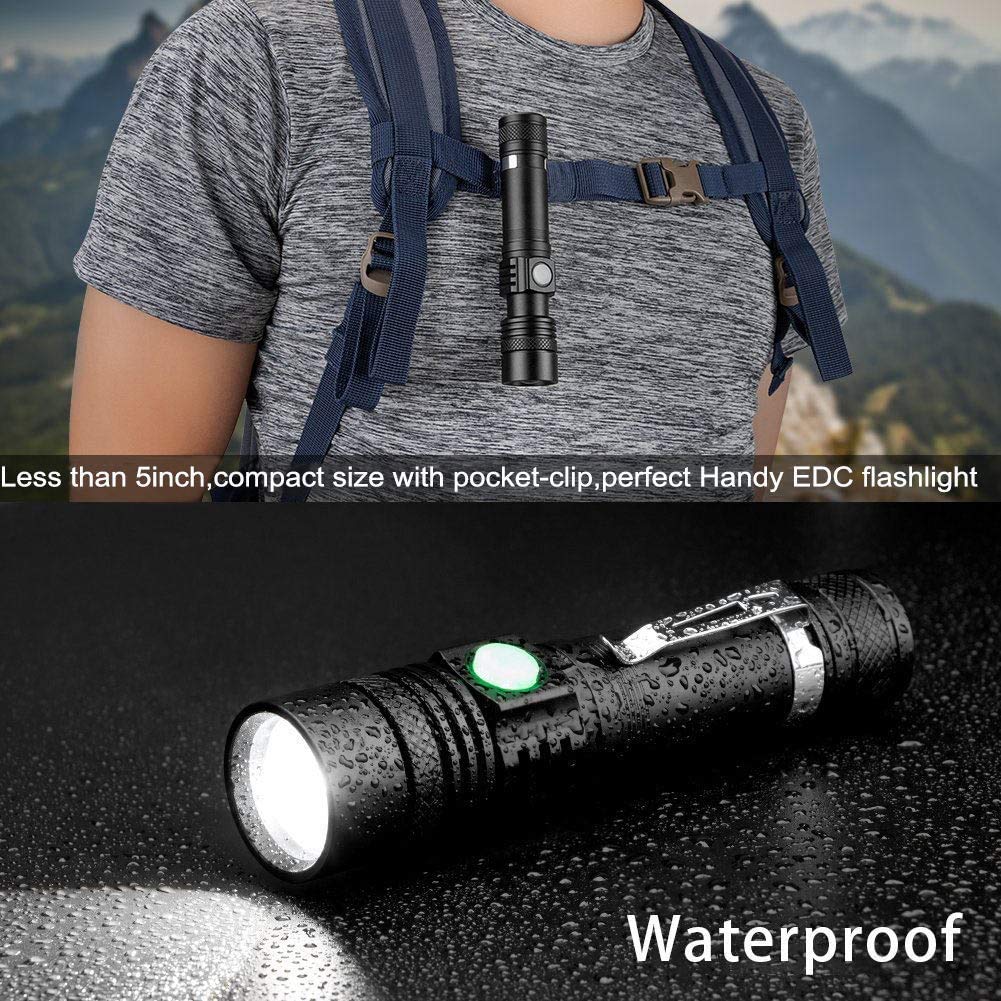 Hoxida IPX6 waterproof design protects against rain and splashes.