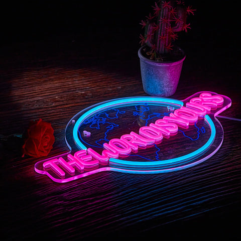 Hoyoelec neon sign with dimmable LED allows adjustable brightness for different moments.