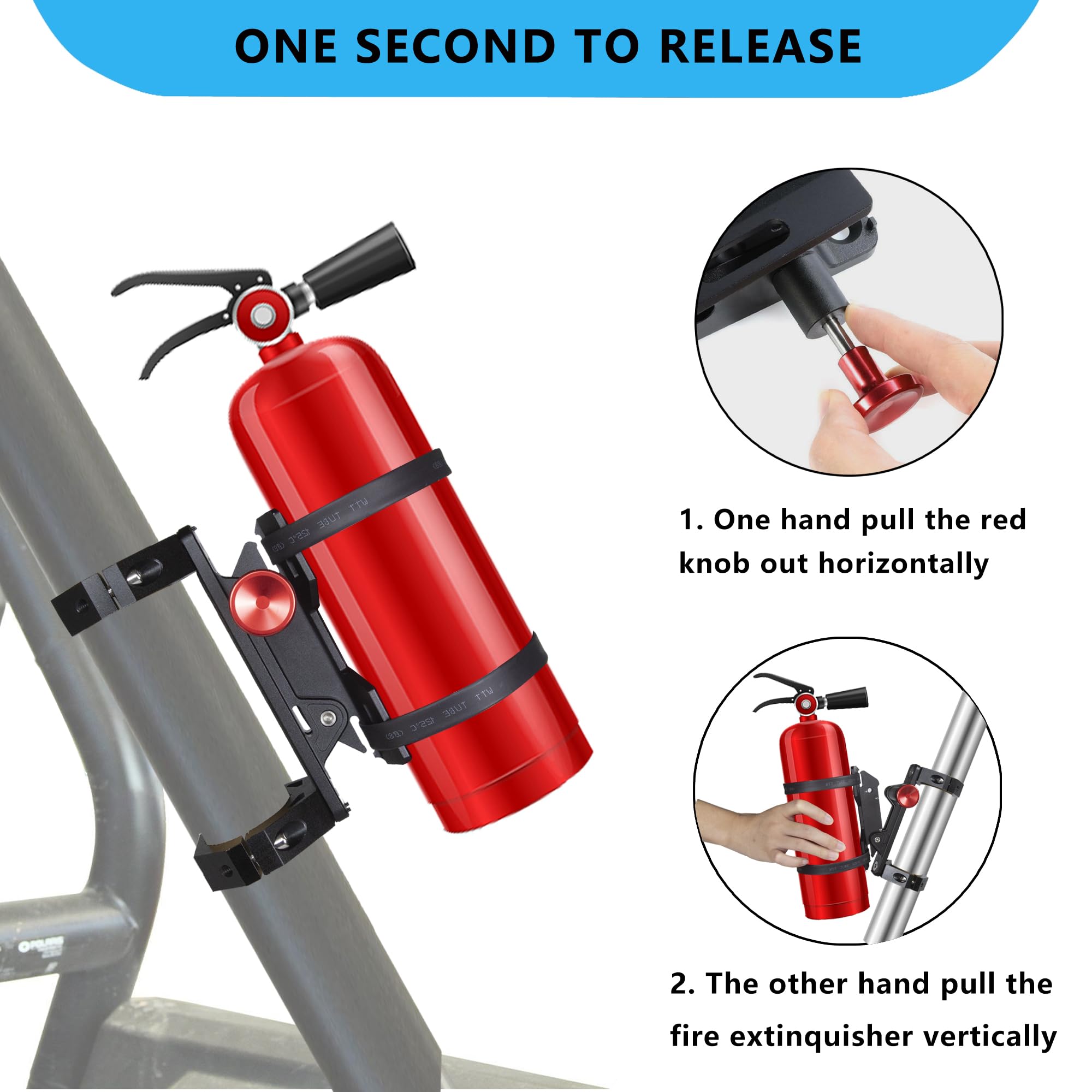 HOZHEM aluminum base provides sturdy support and vibration resistance on rough terrain