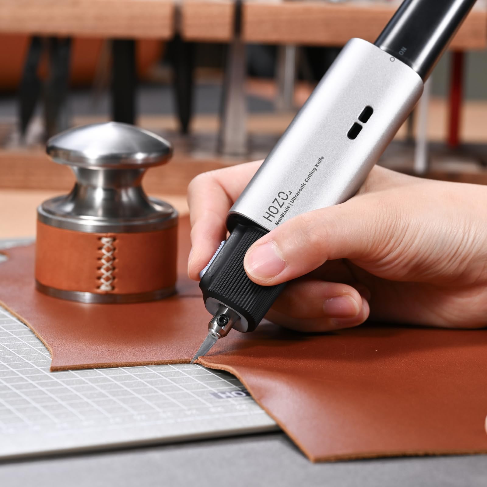 HOZO NeoBlade wide application range spanning 3D printing to leather work.