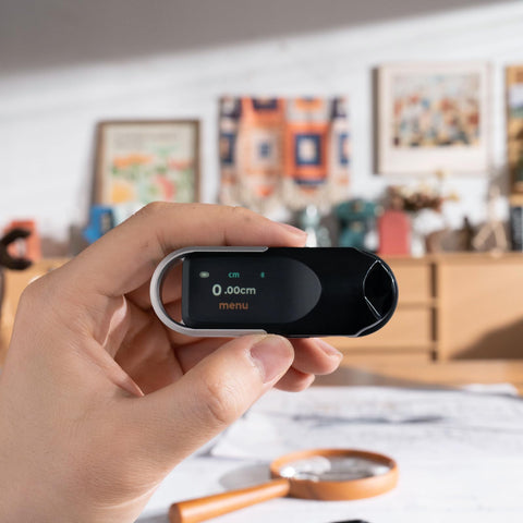 HOZO NeoRulerGO pocket-size design fits in your pocket for quick checks.