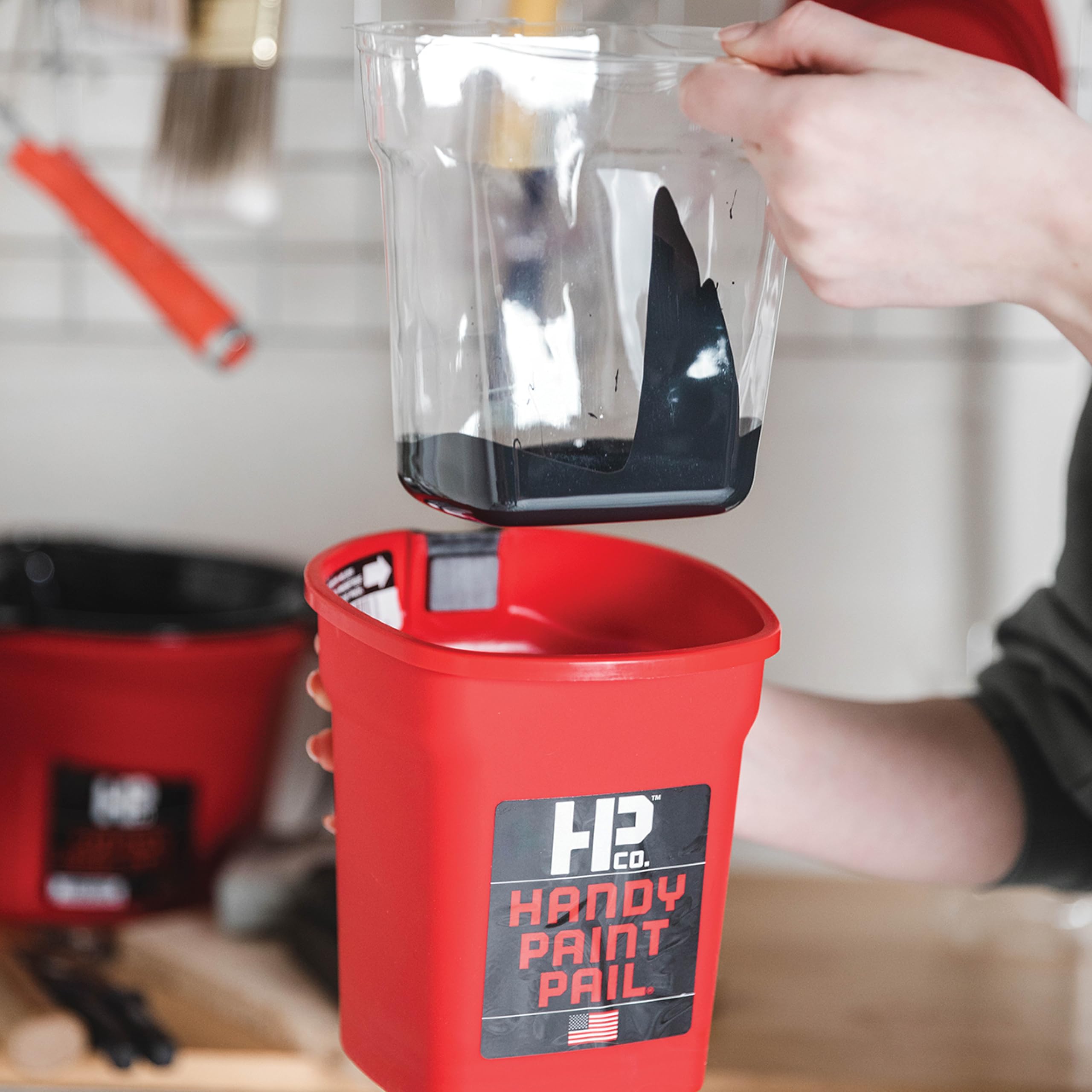 HP CO Handy Liners enable fast cleanup, no scrubbing required after paint changes