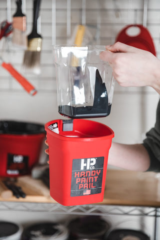 HP CO Solvent-resistant pail for paints and stains with ease.