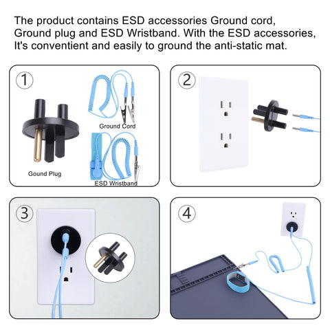 HPFIX ESD mat demonstrates heat resistance up to 932°F during soldering