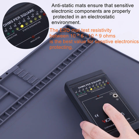 HPFIX ESD mat with large workspace ideal for assembling laptops and devices