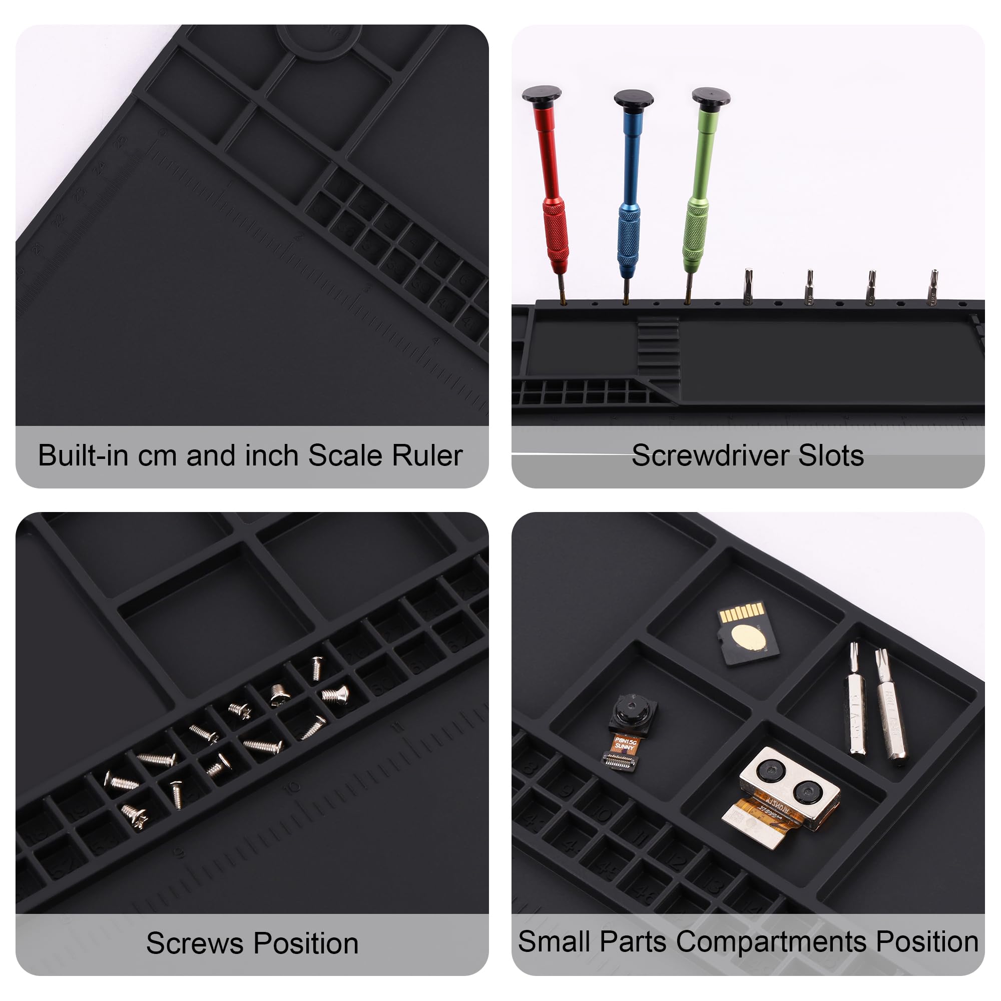 HPFIX non-toxic, odorless surface provides stable, slip-free soldering sessions.