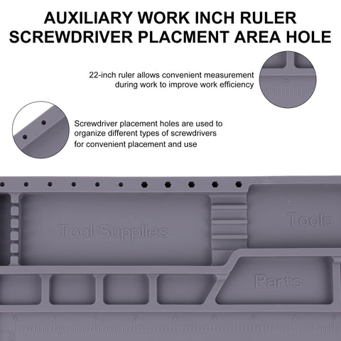 Heat resistant HPFIX mat protects your workbench up to 932°F during soldering