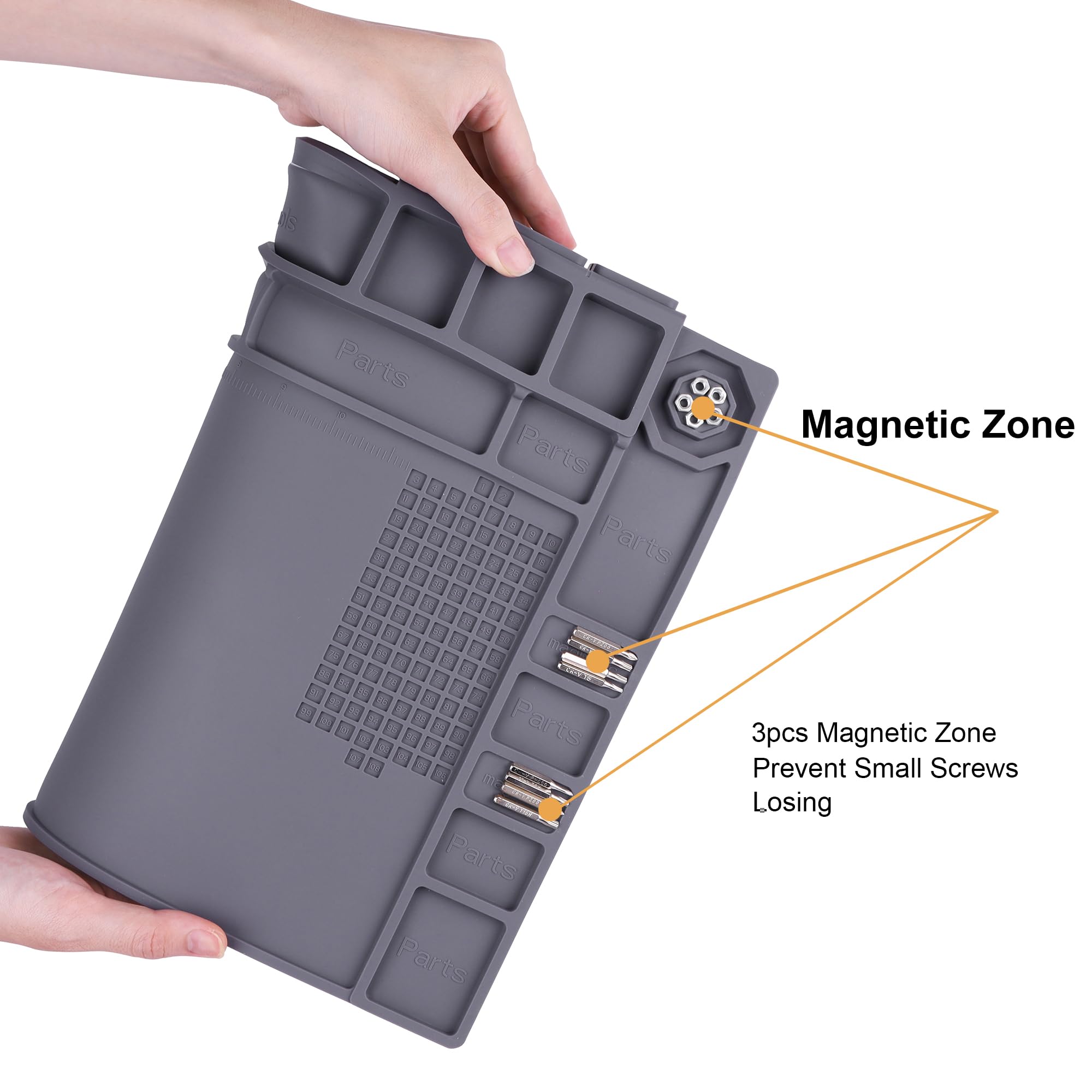 Large HPFIX mat provides ample repair workspace for electronics projects