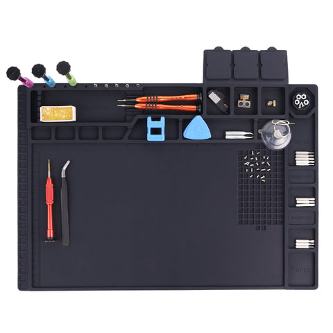 HPFIX Premium Soldering Mat top view highlights expansive work area
