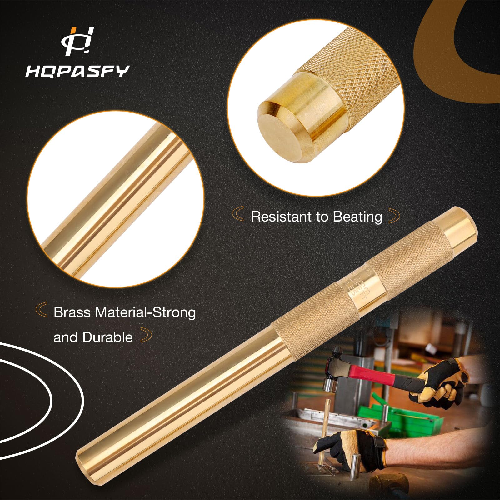 HQPASFY durable brass construction designed for long lasting metalworking