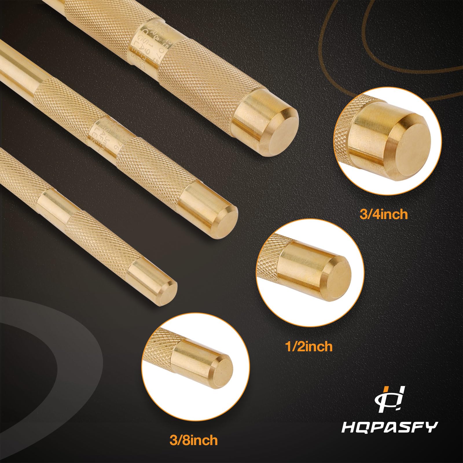 HQPASFY knurled grip close up shows secure handling on oily surfaces