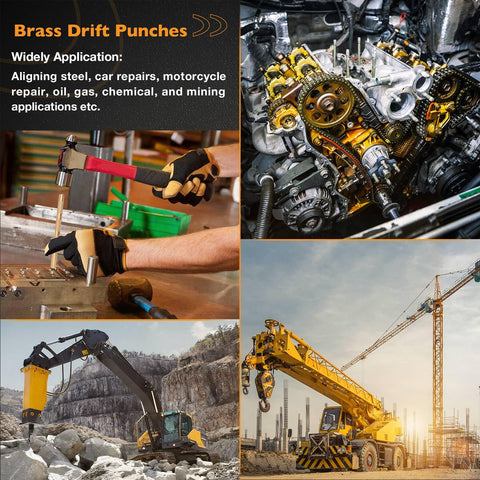 HQPASFY half inch drift punch enables careful pin removal during repairs