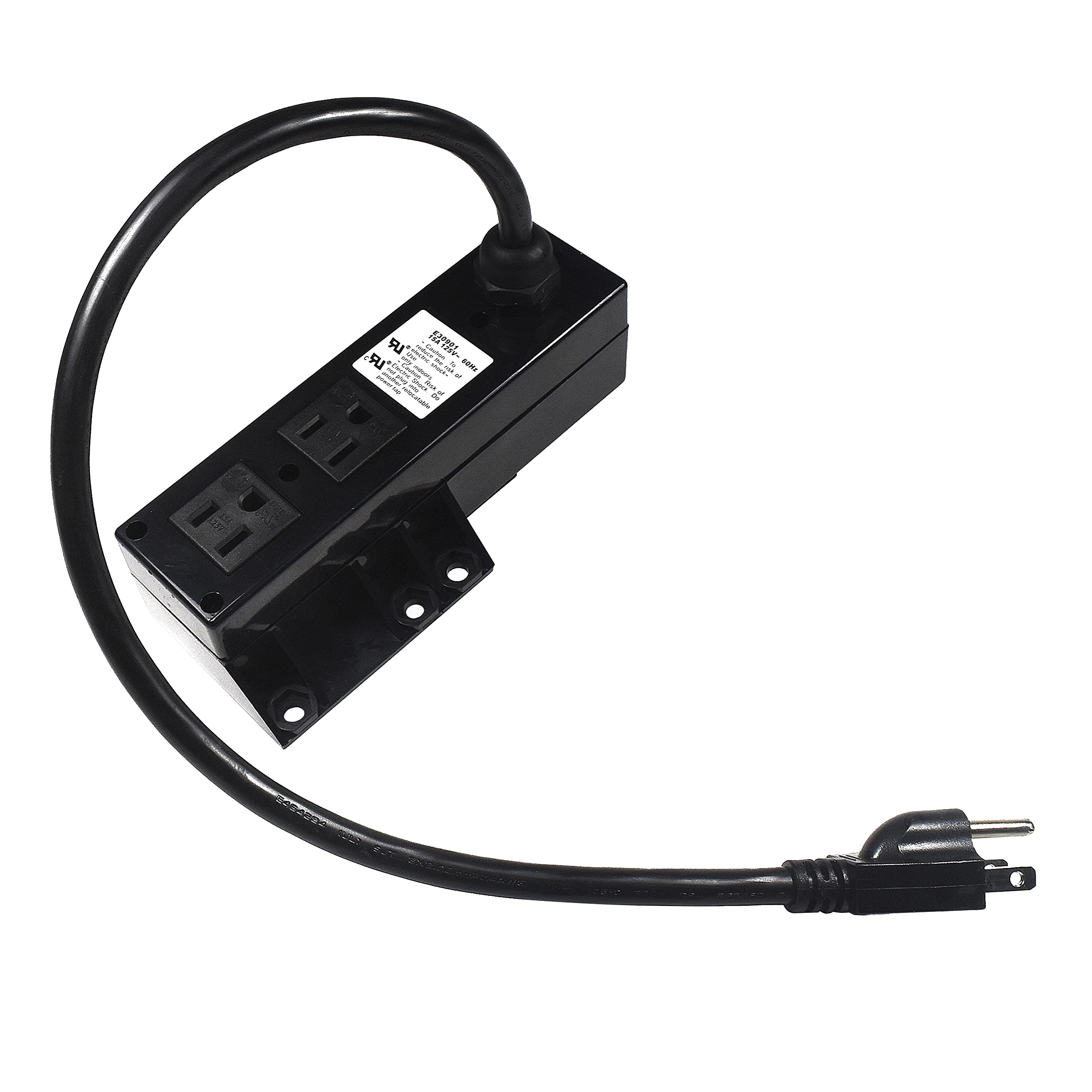 HQRP dust control switch with two outlets ideal for router table dust collection