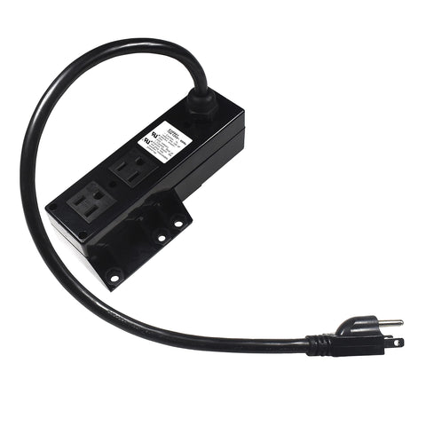 HQRP dust control switch with two outlets ideal for router table dust collection