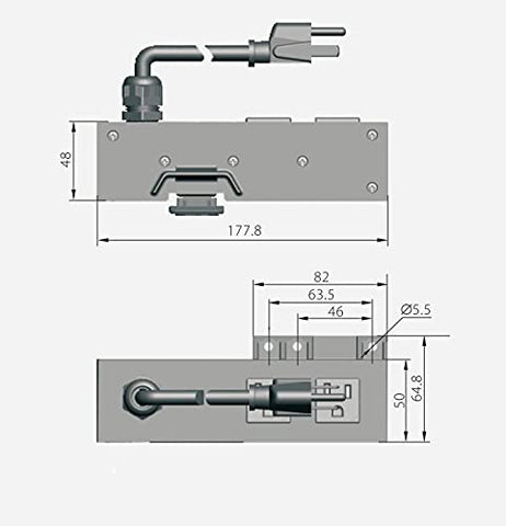 HQRP two independent outlets enable concurrent tool and dust collection tasks