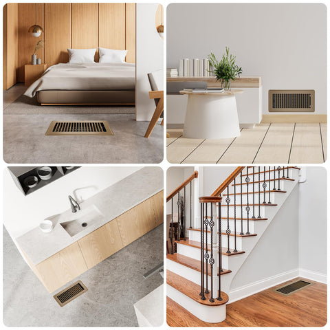 HQZHQZ home or office setting using durable vent covers