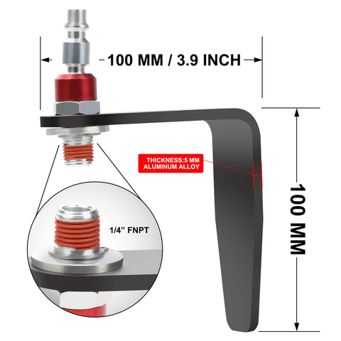 Hromee hook mounted on rafters enables hands-free work