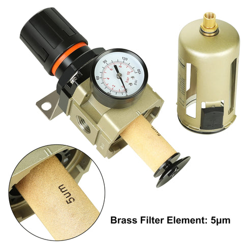 Hromee combo with gauge close-up highlighting precise pressure control for tools.