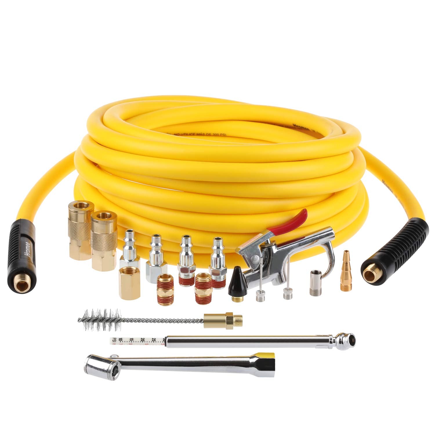 Hromee hybrid hose 25ft provides flexible air delivery for home and shop tasks.