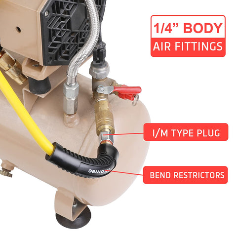 Hromee I/M steel plug end with secure fit for common tools.