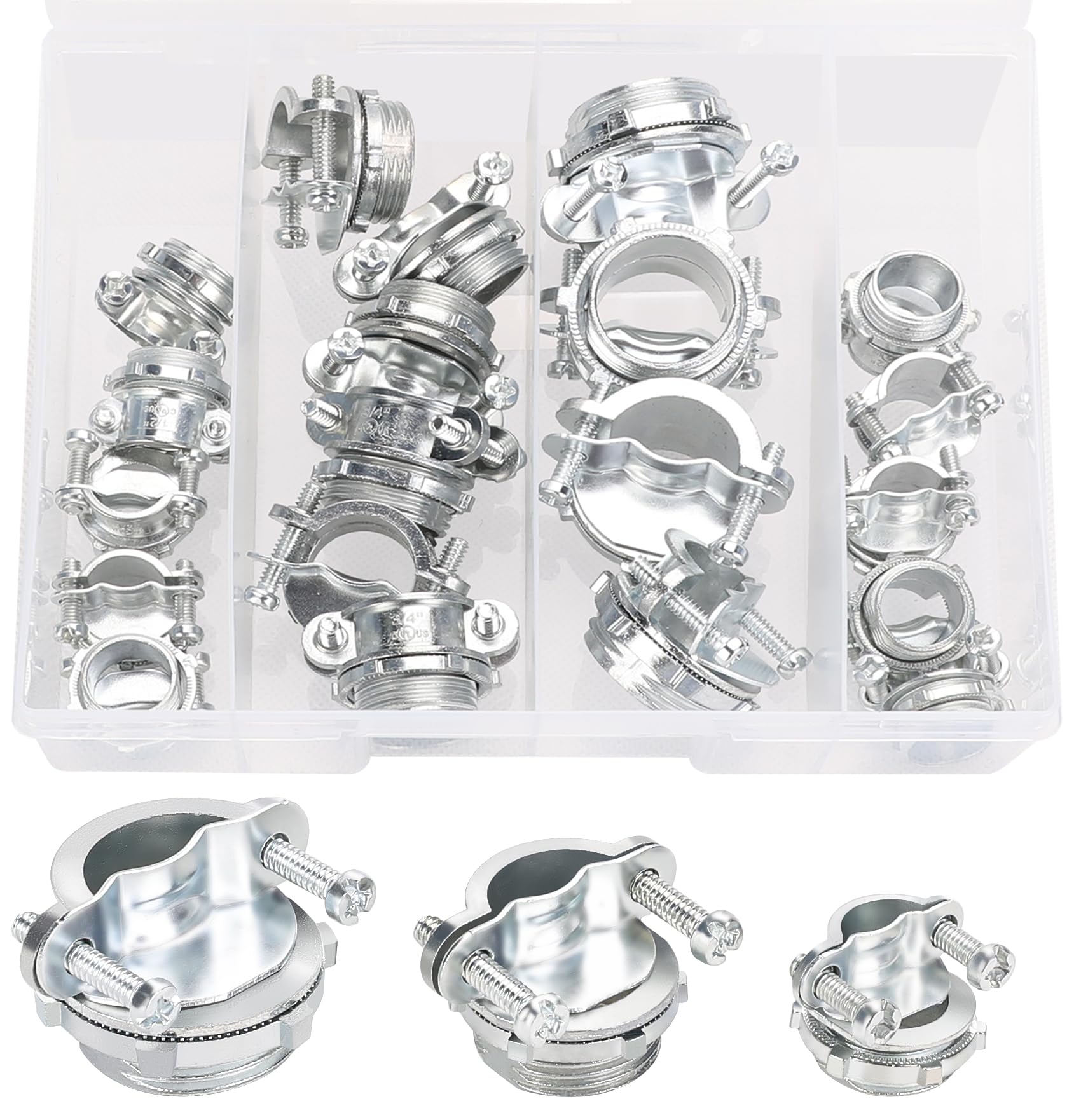 Hromee connectors fit standard box punch-outs for quick replacements.