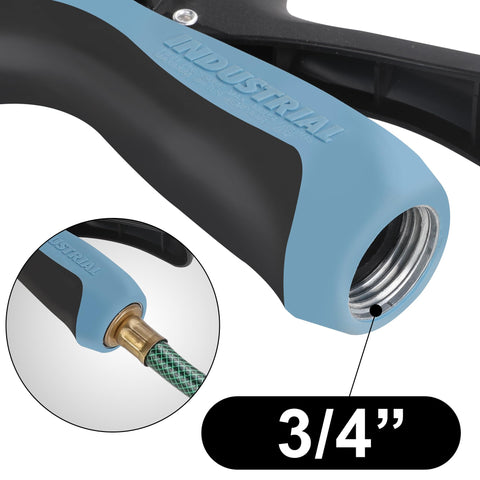Hromee stepped-tip design fits 1/2, 5/8, and 3/4 inch hoses for quick setup.