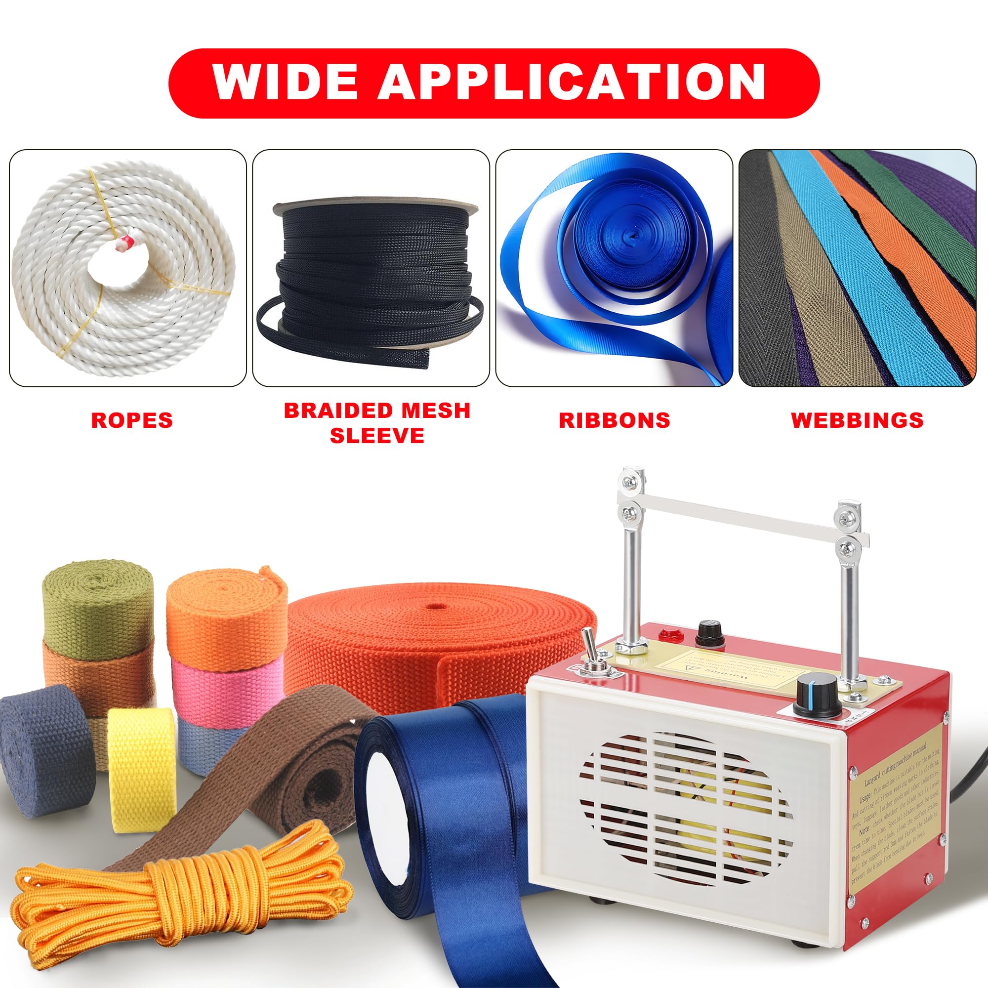 Hromee thermal blade heating action illustrating rapid heat for clean cuts.