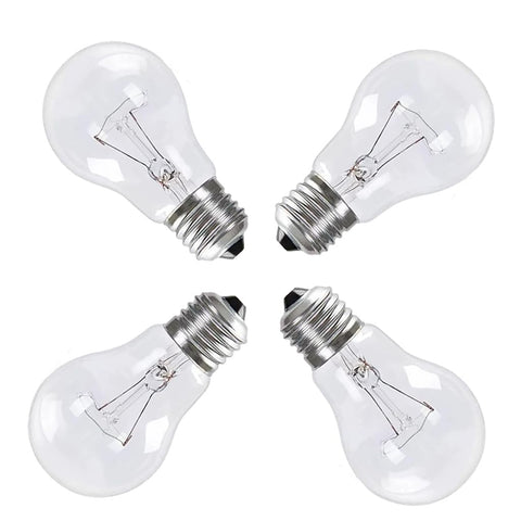 Hrsovii A19 clear rough-service bulb highlights 2700K soft white glow for task lighting