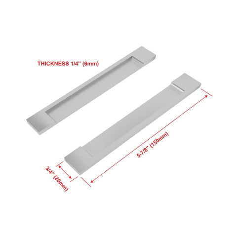 HRX STB handle on a glass surface demonstrating compatibility with glass, wood, and metal.