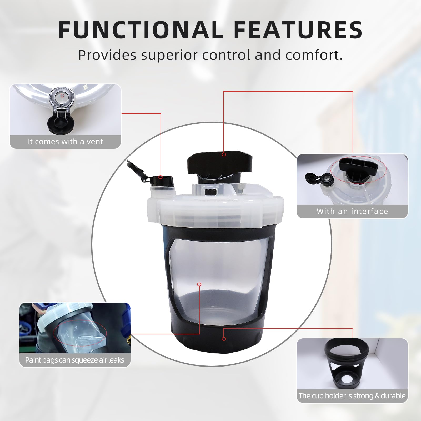HSJAWA 17P550 facilitates quick cleanup after projects.