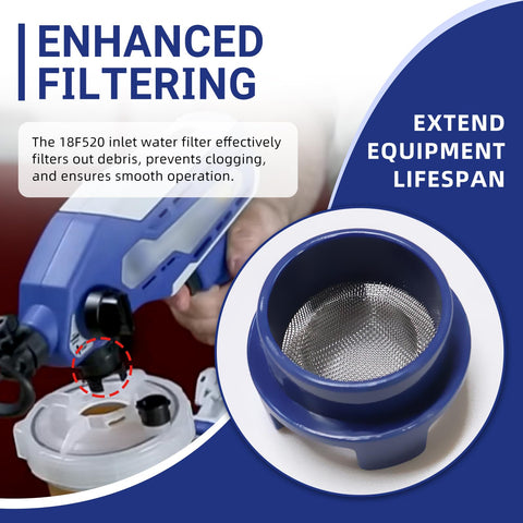 HSJAWA 18F520 easy-cleaning facilitates fast tip changes and maintenance