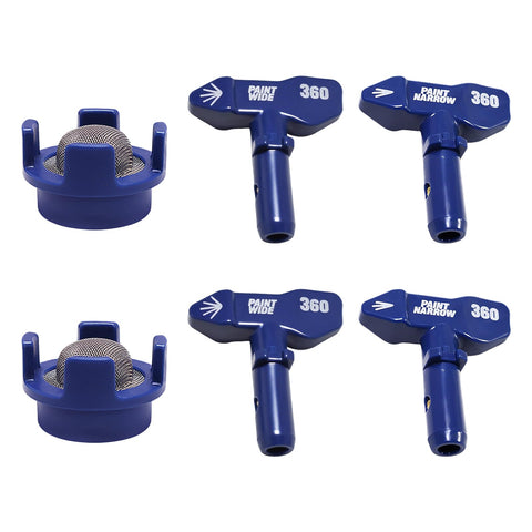 HSJAWA 18F520 spray tip kit with truecoat 360 showcases versatile coverage
