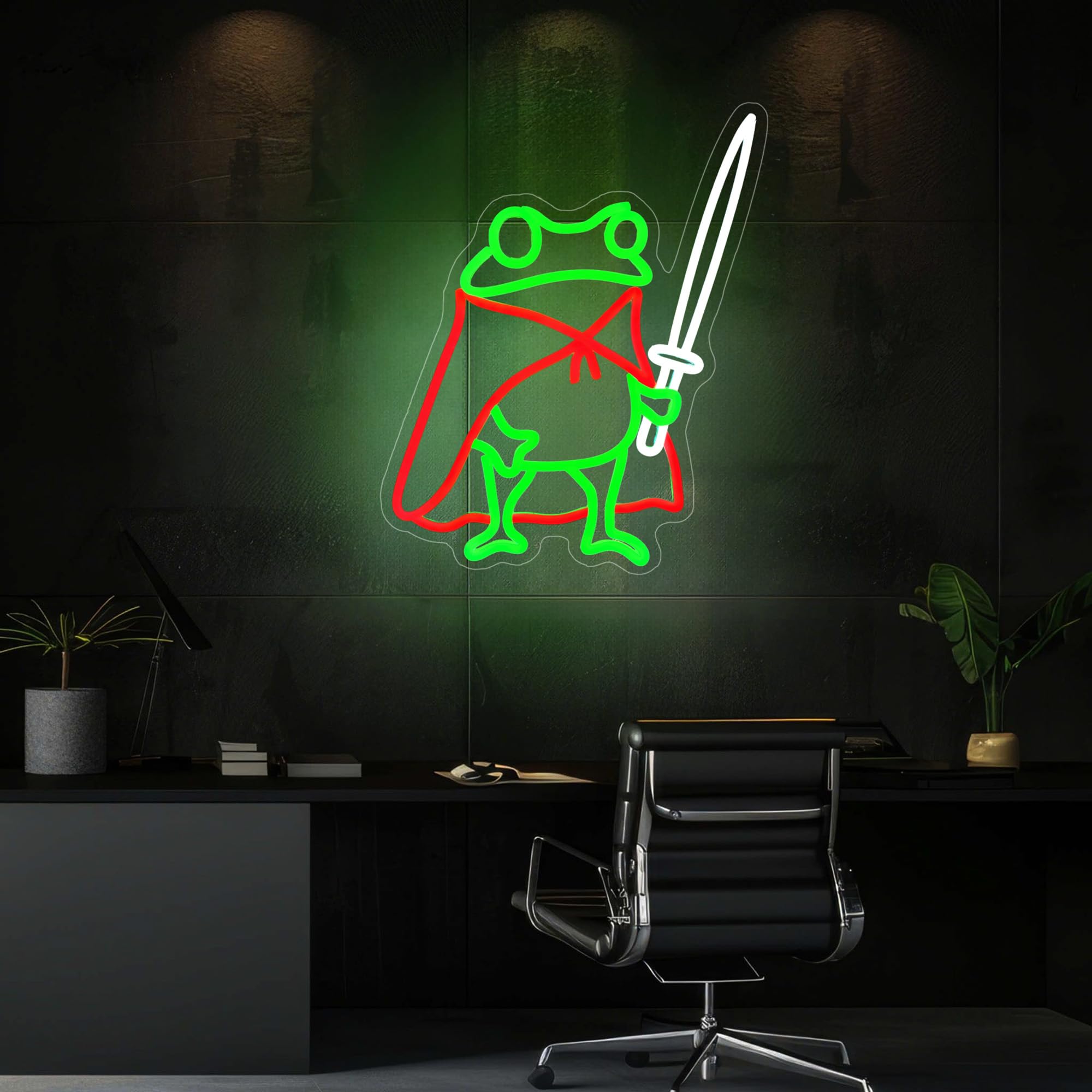 HSJNJKFU led frog neon sign USB powered for easy setup
