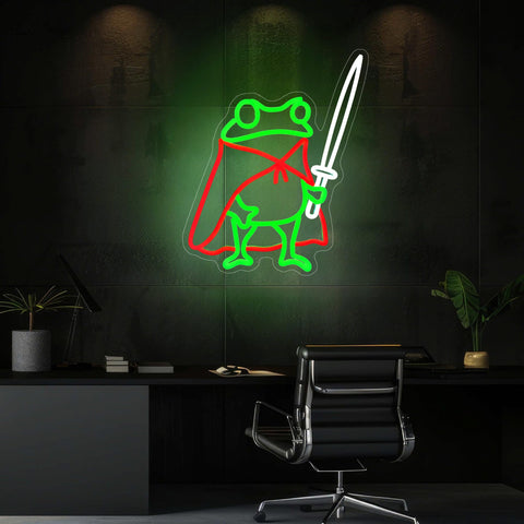 HSJNJKFU led frog neon sign USB powered for easy setup