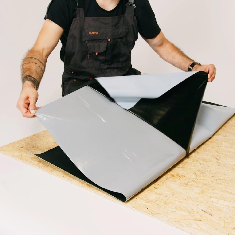 HSS reinforced fiber EPDM membrane provides sturdy roof protection.