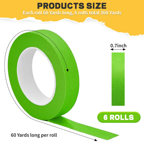 Hsxfl Green masking tape used for precise automotive masking with no residue