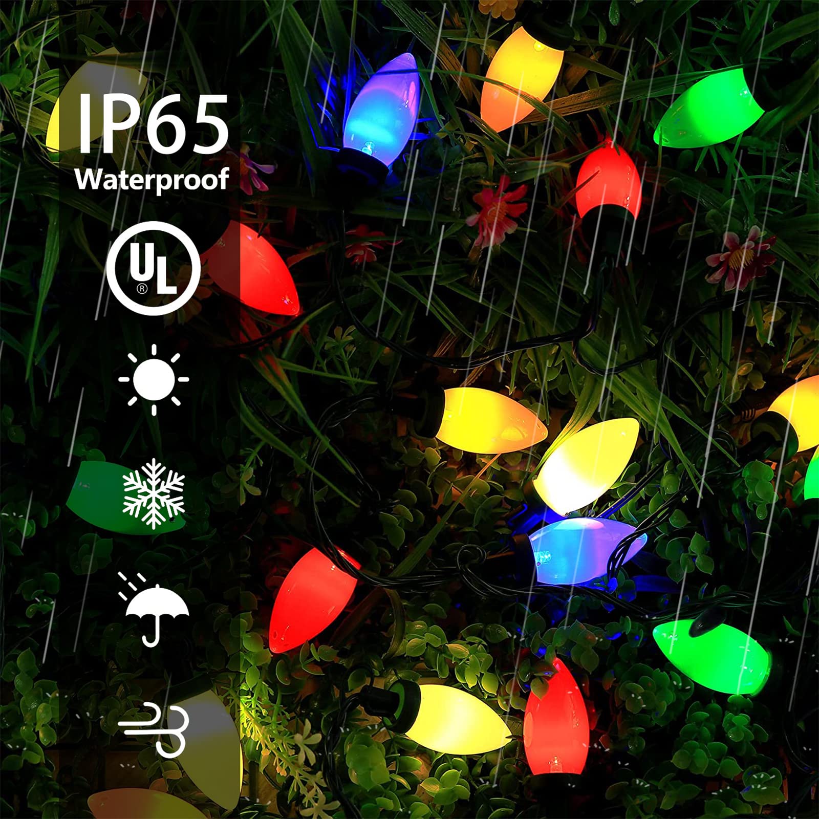 HSXLXSC C9 IP65 waterproof lights for indoor and outdoor use
